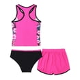 thumbnail image 4 of Alvivi Kids Girls 3 Piece Tankini Swimsuit Crop Top Bottom Shorts Bathing Suit, 4 of 7