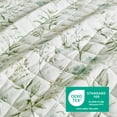 thumbnail image 3 of Floral Printed Reversible Quilted Coverlet Set with Shams, 2-Piece, Twin / Twin XL Size, 3 of 6