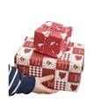 thumbnail image 4 of Lksixu 6 Sheet Valentine's Day Wrapping Paper, 19.5 x 27.5 inch 3 Style Folded Flat Red and White Kraft Gift Wrapping Paper DIY Craft Art Paper Gift Decoration Paper for Wedding Mother's Day Birthday, 4 of 8