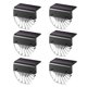 thumbnail image 1 of 6 paquetes de lámparas solares para vallas 2 modos de iluminación IP65 lámpara de pared impermeable Eccomum Trajes de lámpara al aire libre, 1 of 1