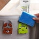 thumbnail image 5 of 2026 Green 3pcs Kitchen Sponge Holder Drain Drying Rack Self Adhesive Sink Sponges Shelf Storage Holder Organizer Accessories Bathroom Supplies Practi, 5 of 5
