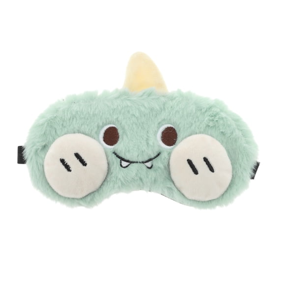 Unique Bargains Portable Adjustable Eye Mask for Travel and Sleeping Comfort Green