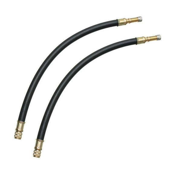 2pcs 12 Inch 300mm Flexible Rubber Tire Valve Stem Extension Car Motorcycle Motor Bike