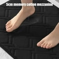 thumbnail image 6 of Hgallory Polyester Thick Floor Mats for Bedroom Living Room, Non-Slip Absorbent Floor Rugs for Entrance Sofa side, Simple Style Home Decor Solid Color Doormat, 16"x24", 1 Pack, Black, Rectangle, 6 of 9