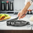 thumbnail image 2 of Vivicreate 7.5″ Heavy Duty Cast Iron Tortilla Press, Non-Stick Tortilla & Flatbread Maker for Quesadillas, Tacos, Rotis and Empanadas (Black), 2 of 7