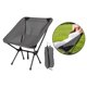 thumbnail image 5 of Silla de Camping plegable portátil Perfecl asiento de jardín con bolsa de transporte gris, 5 of 8