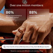 Oura Ring 4, Rose Gold, Size 7, Smart Wearable, Sleep, Fitness & Heart Rate Tracker, 8-Day Battery (Size Before You Buy)