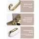 thumbnail image 5 of Fiudx Gancho para Colgar En La Pared, Diseño Adhesivo Resistente, Multiusos para Sombreros, Toallas y Llaves, Elegante y Moderno, Fácil de Instalar, para Puertas, Armarios y Clósets, Paquete de 4, Ta, 5 of 6