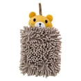 thumbnail image 2 of Chenille Hand Towel with Hanging Rope Cartoon Design Kitchen Bathroom Supplies, 2 of 7