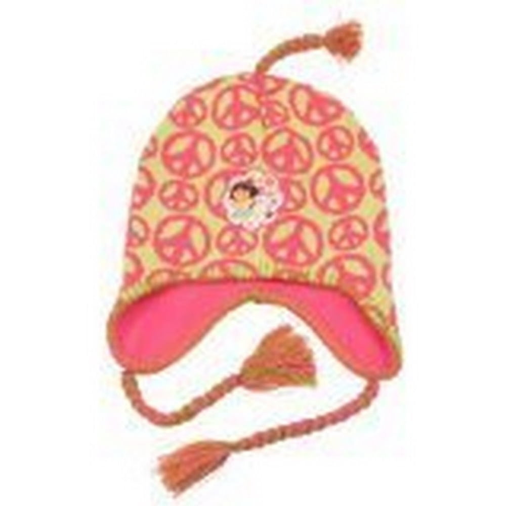 Nickelodeon Nickelodeon Dora the Explorer Tassel Braided Beanie Hat