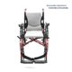 thumbnail image 3 of Silla de ruedas ergonómica ligera Karman S-ERGO 305 S-Ergo305Q18RS, 13 kg, ruedas de liberación rápida, armazón rojo rosa, asiento de 45 cm de ancho x 43 cm de profundidad, altura ajustable de fábrica, 3 of 5