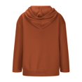 thumbnail image 6 of Bnwani Hoodies for Girls Long Sleeve Oversized Fleece Sweatshirt Cute Plain Tops Pullover Size 7-8, 6 of 8