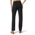 thumbnail image 2 of No nonsense Women's Ponte Straight Leg Leggings Pull-On Pants, Black, Small, 2 of 4