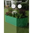 thumbnail image 6 of Raised Garden Bed Kits,Galvanized Metal Raised Garden Boxes Outdoor,with Safety Edging for Gardening Vegetables,Fruits,Flower, 6 of 7