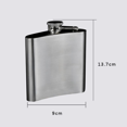 thumbnail image 3 of Petaca de acero inoxidable de 1/2/3/4/5/6/7/8/9/10/12/18 oz con bolsillo para embudo, petaca para whisky con tapa de rosca, 3 of 6