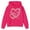 10-Hot Pink, variant on CAIXIA Girls Hoodie Sweatshirt for Kids and Teens, Long Sleeve Pullover Top with Pocket,10-Hot Pink