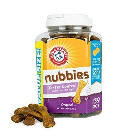 UPC: 0742797868134 | Arm & Hammer Nubbies Dental Treats for Dogs  Value Pack  Peanut Butter