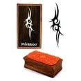 thumbnail image 1 of Printtoo Tribal Design Rectangulaire en Bois Tampon Bloc Scrap-Booking, 1 of 2