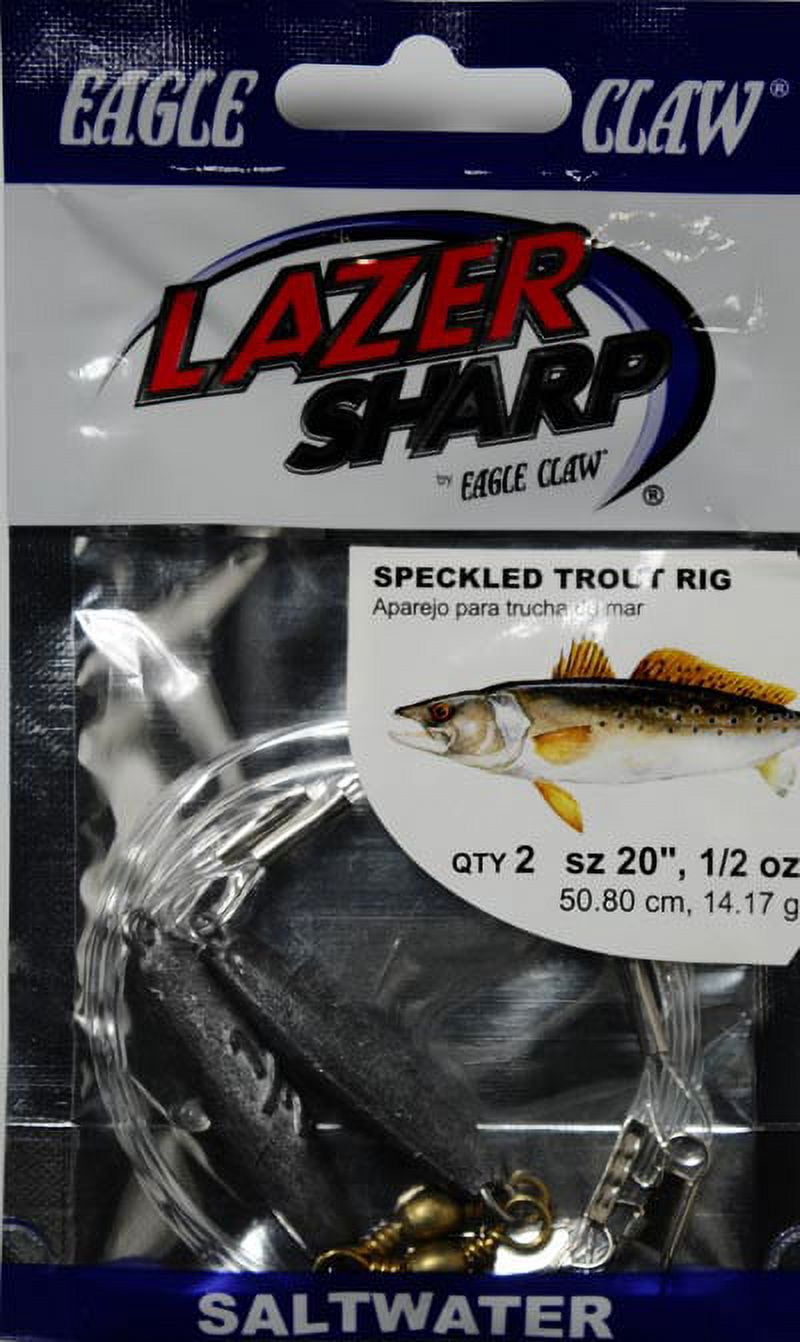 Lazer Sharp 20" Speckled Trout Leader with 1/2 oz. Trolling Rig
