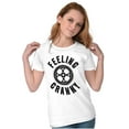 thumbnail image 3 of Feeling Cranky Bicycle Crank Cyclist Womens Slim Fit Graphic Tee Brisco Brands S, 3 of 5