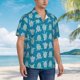 thumbnail image 3 of Fotbe Sea Turtle Camisa Hawaiana para Hombre Unisex – Camisa Casual de Verano con Botones de Manga Corta de Algodón y Lino,Medium, 3 of 7
