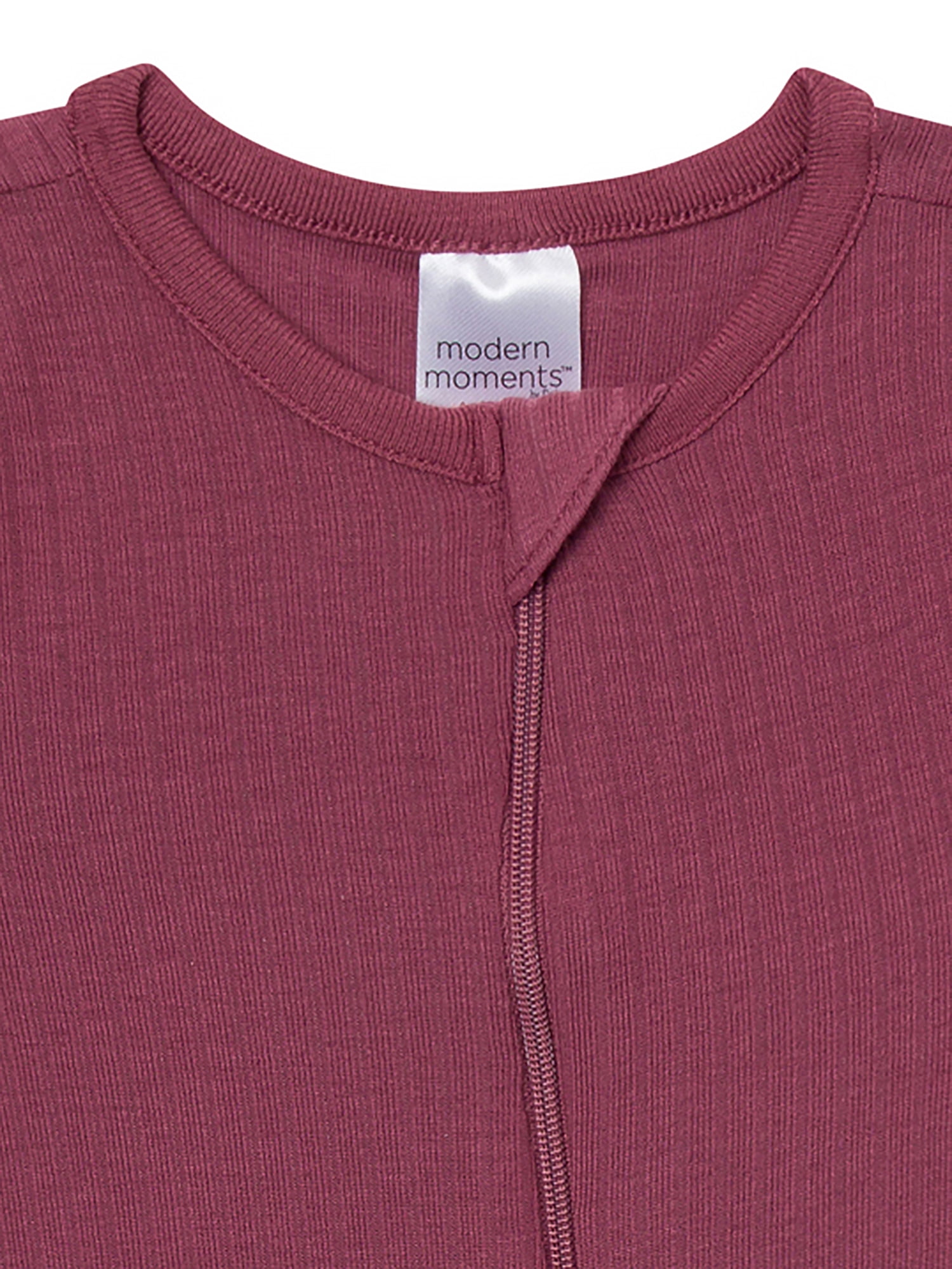 Modern Moments by Gerber Neutral Two-Way Zip Viscose Coverall, Sizes Newborn - 24 Months