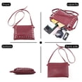 thumbnail image 3 of Sunyuer Punk Style Rivet Small Square Shoulder Bag - Crossbody Commuter Handbag with Dual Pockets, Portable and Stylish, 3 of 6