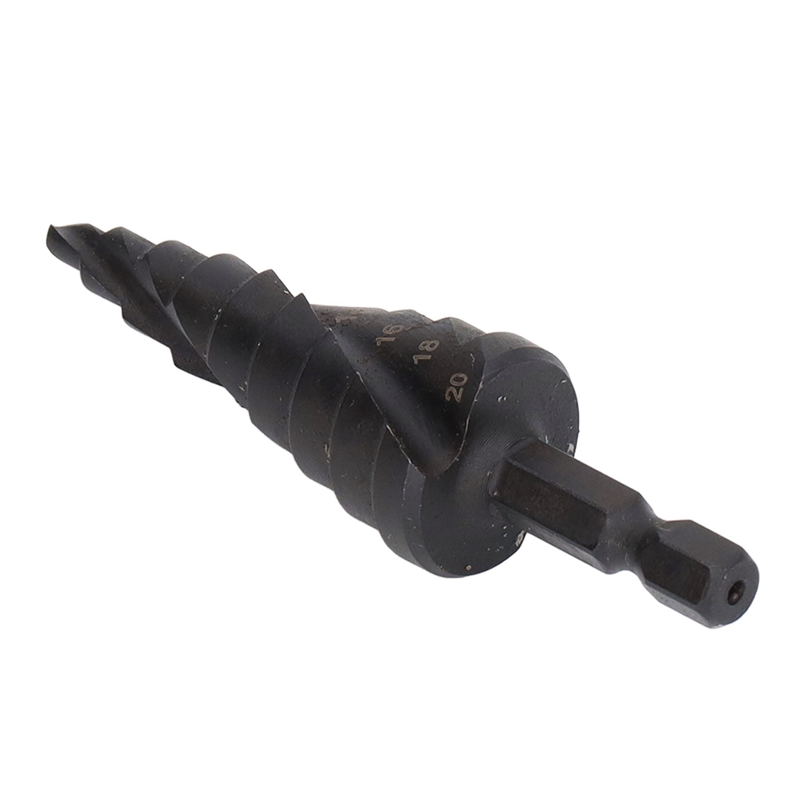 Spiral Groove Stepped Drill, Step Drill Bit HSS Spiral Groove Pagoda Hole Reamer Hex Shank Tool , For Metal Cordless Drills High Impact Drills Hole Reaming Power Drills