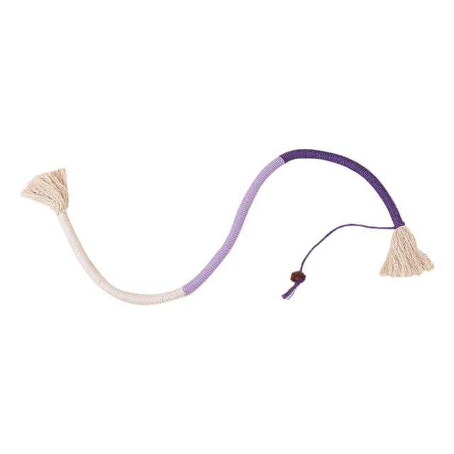 Purple Catnip Cotton Rope Chew Toy Purple For Kittens Self Entertainment Molar Teeth Cleaning