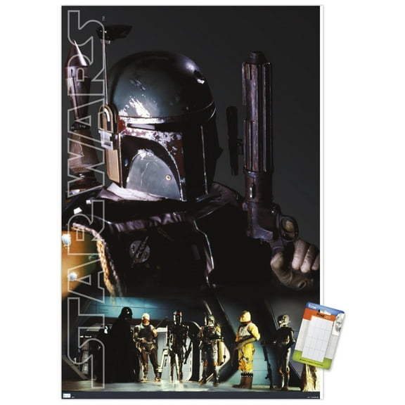 Star Wars: Saga - Bounty Hunters - Collage Wall Poster, 22.375" x 34"