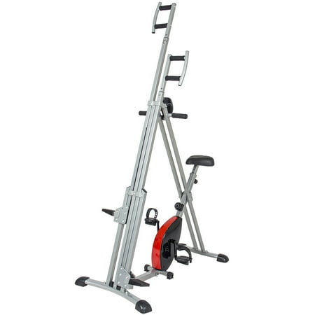 Best Choice Products 2 in 1 Total Body Vertical Climber Magnetic Exercise Bike Machine - (Best Giant Bike Reviews)