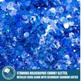 thumbnail image 2 of Glitter holográfico grueso Craft Glitter Estanoite 160 g azul galaxia, 2 of 7