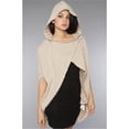 thumbnail image 2 of Vans Womens Amberwood Crossover Poncho Suéter, Marrón, Grande, 2 of 3
