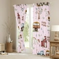 thumbnail image 3 of Feelyou Rustic Truck Vehicle Blackout Curtains Set of 2 (52x84 Each), Cartoon Farm Horse Window Curtains, Teens Kids Boys Girls Curtains and Drapes, Curtains and Drapes Room Decor, 3 of 6