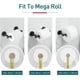 thumbnail image 3 of Toilet paper holder - wall-mounted metal bathroom flexible rotating tissue handle, stainless steel adjustable, paper towel holder, 3 of 4