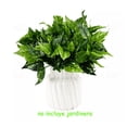 thumbnail image 2 of 6pcs Adornos Decoración Hogar De Plantas Artificiales Green1 hoja verde, 2 of 5