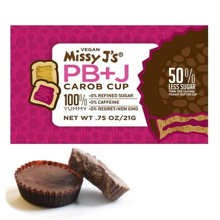 Missy Js Bca31353 Peanut Butter Jelly Cup Carob 12 X 0 75 Oz