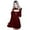 w93# Red253, variant on Women'S A-Line Dresses Solid Color Long Sleeve Hooded Off The Shoulder Fashion Gothic Zip Low Cut Sweetheart Neck Mini Dress Ruffled Cozy Soft Vintage Fit Flare Dresses,Black,XXXXXL