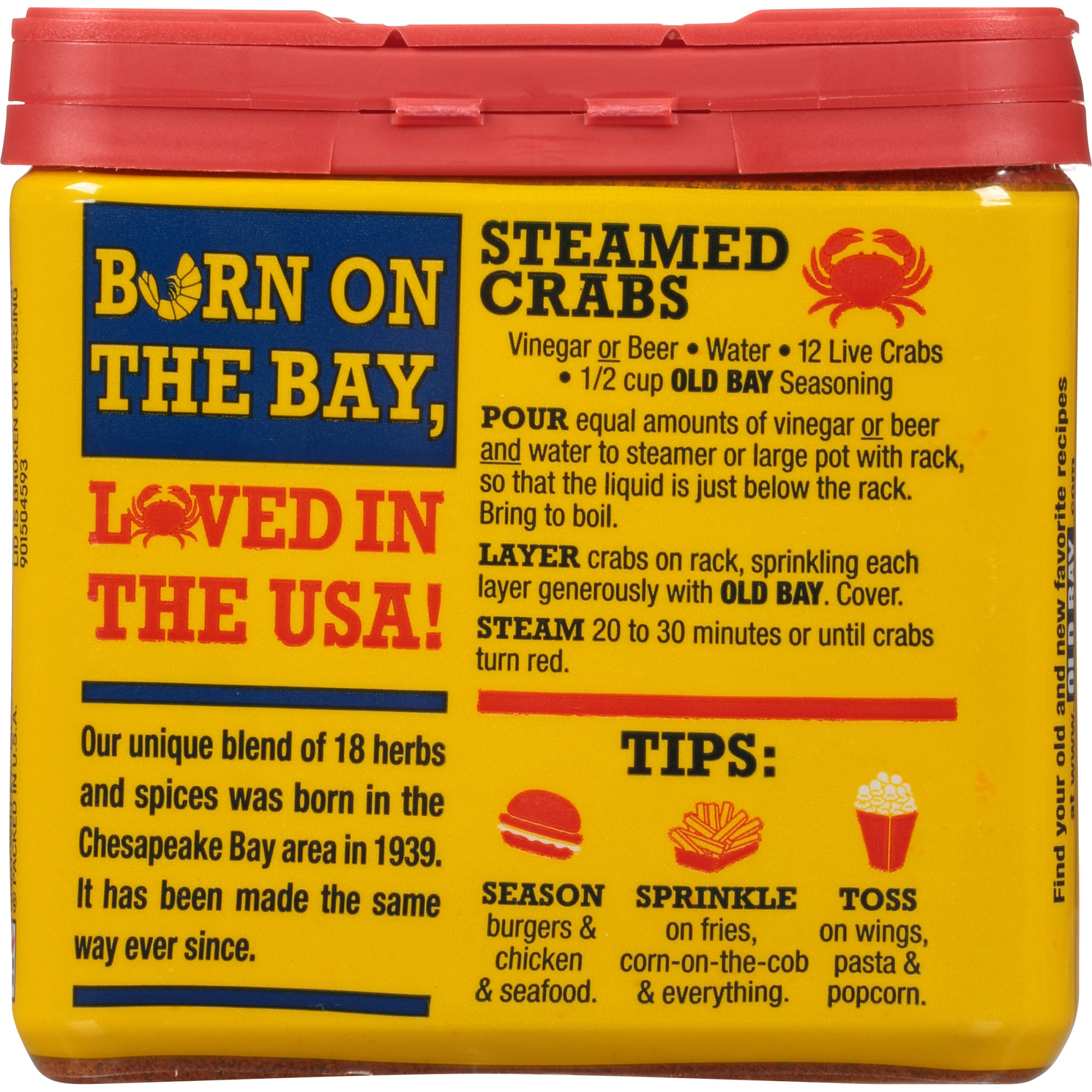 OLD BAY Classic Seafood Seasoning, 6 oz Mixed Spices & Seasonings - image 9 of 13