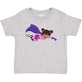 thumbnail image 3 of Inktastic African American Girl, Purple Cape, Superhero Girl Girls Baby T-Shirt, 3 of 5