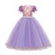 thumbnail image 1 of Vestido de princesa Elsa para niña, ropa de fiesta de cumpleaños, Carnaval, Anna, Blancanieves, Rapunzel, sirena, disfraz de Aurora, 1 of 5