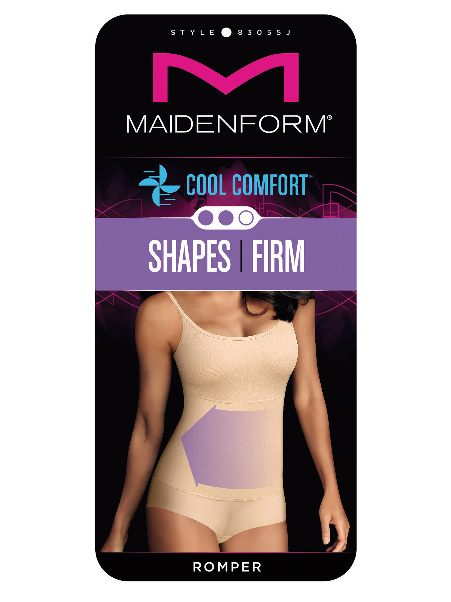 Maidenform firm control shaping romper - image 2 of 4