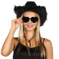thumbnail image 4 of Sombrero de vaquero y gafas Funcredible Black para niñas y mujeres, 4 of 6