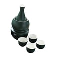 thumbnail image 5 of Nishiyuenyi Ceramic Sake Set with Warmer Bowl Japanese Sake Set for Spirits Entertaining Green, 5 of 9