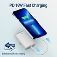 thumbnail image 4 of iWALK Power Bank 9000mAh Magnetic Wireless Portable Charger, Compatible with New iphone 14/14 Plus/13/12, White, 4 of 8
