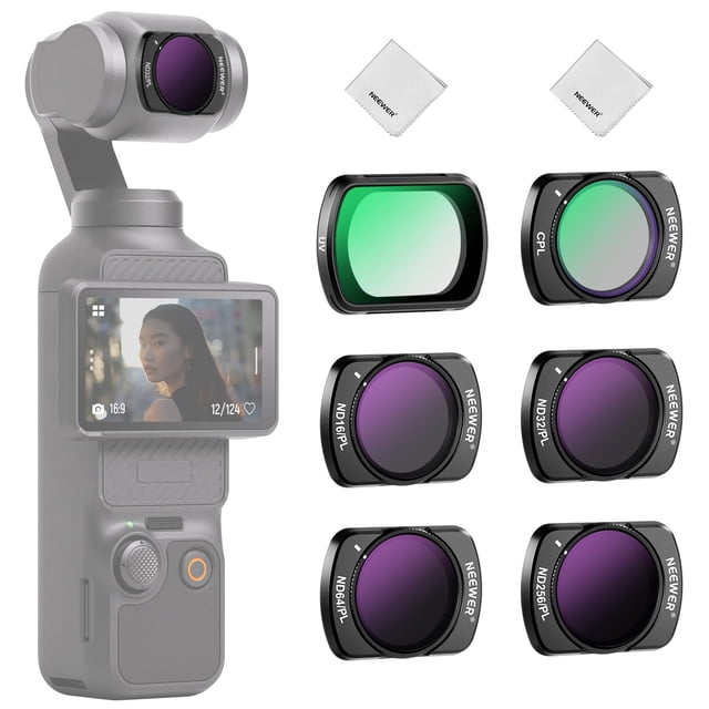Set de filtros magnéticos NEEWER ND CPL UV para DJI Osmo Pocket 3