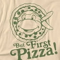 thumbnail image 3 of Teenage Mutant Ninja Turtles TMNT But First Pizza Women's Crew Sweatshirt, 3 of 6