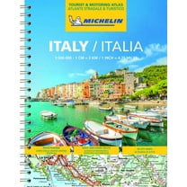 Atlas (Michelin) Michelin Italy Road Atlas, (Spiral-Bound)
