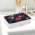 thumbnail image 6 of Hearts Battle PU Leather Jewelry Display Box with Removable Compartment, Portable Necklace and Bracelet Holder, 6 of 6