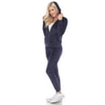 thumbnail image 2 of White Mark Women's 2 Piece Velour Tracksuit Set, 2 of 5